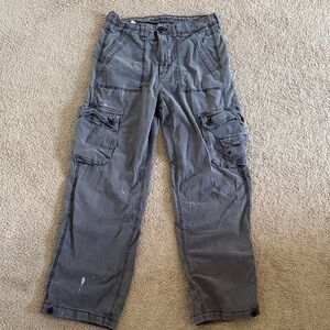 Women’s Gray Cargo Pants